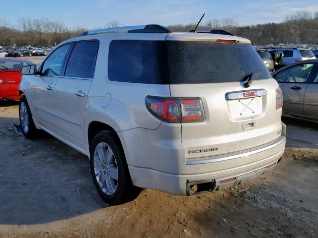 1GKKVTKDXEJ315275 - 2014 GMC ACADIA DEN WHITE photo 3