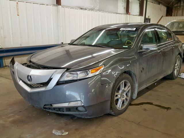 19UUA86529A026754 - 2009 ACURA TL GRAY photo 2