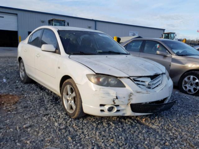 JM1BK123541133630 - 2004 MAZDA 3 S WHITE photo 1