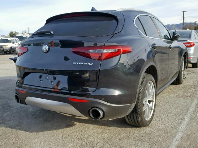 ZASFAKAN9J7B84884 - 2018 ALFA ROMEO STELVIO BLACK photo 4