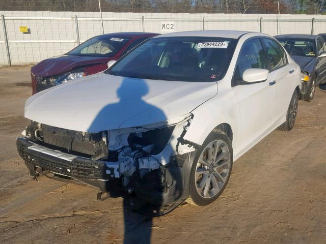 1HGCR2F57FA179644 - 2015 HONDA ACCORD SPO WHITE photo 2