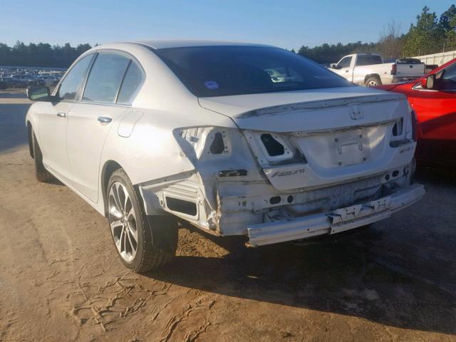 1HGCR2F57FA179644 - 2015 HONDA ACCORD SPO WHITE photo 3