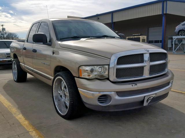 1D7HA18N72S635557 - 2002 DODGE RAM 1500 Q GOLD photo 1