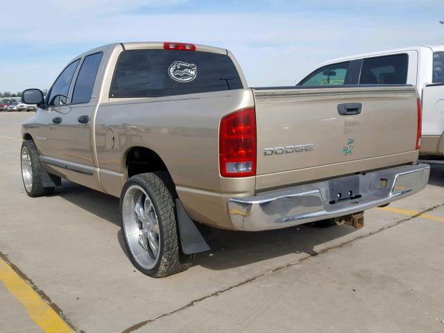 1D7HA18N72S635557 - 2002 DODGE RAM 1500 Q GOLD photo 3