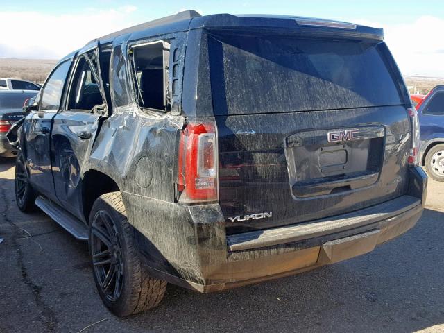 1GKS2BKC1GR113259 - 2016 GMC YUKON SLT BLACK photo 3