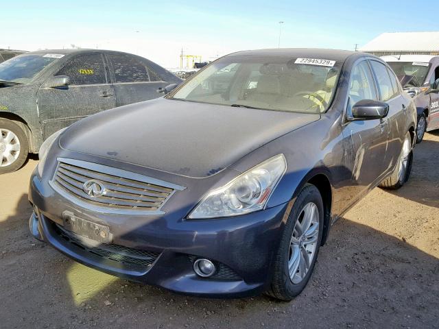 JN1CV6AR2BM407623 - 2011 INFINITI G37 GRAY photo 2