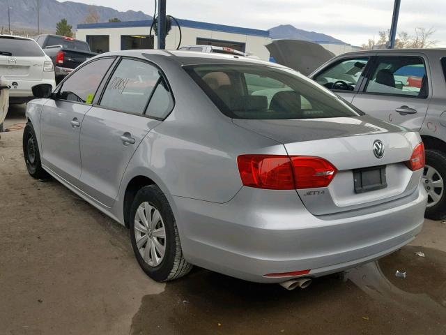 3VW2K7AJ6DM227194 - 2013 VOLKSWAGEN JETTA BASE 灰色 照片 3