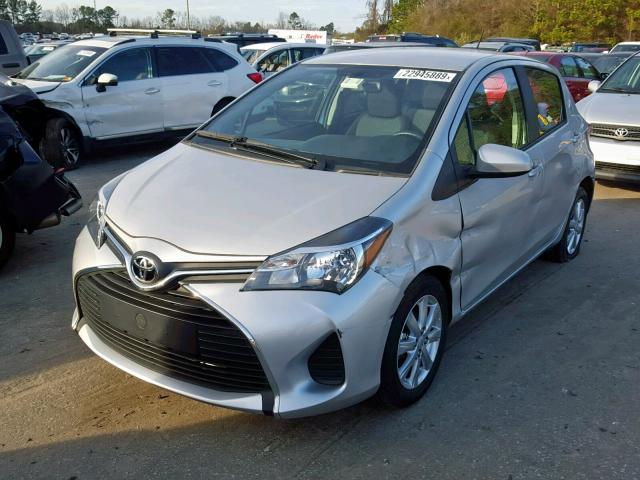 VNKKTUD31GA069013 - 2016 TOYOTA YARIS L SILVER photo 2