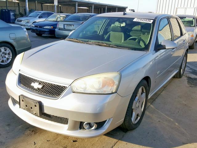 1G1ZW63186F137344 - 2006 CHEVROLET MALIBU MAX ვერცხლისფერი ფოტო 2
