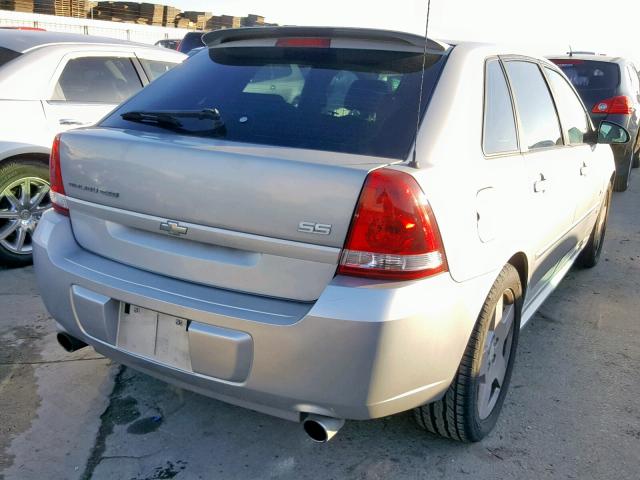 1G1ZW63186F137344 - 2006 CHEVROLET MALIBU MAX ვერცხლისფერი ფოტო 4