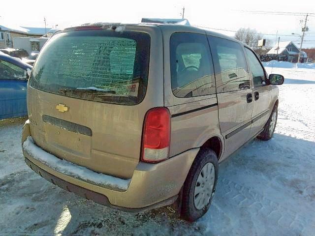 1GNDU03L35D227931 - 2005 CHEVROLET UPLANDER GOLD photo 4