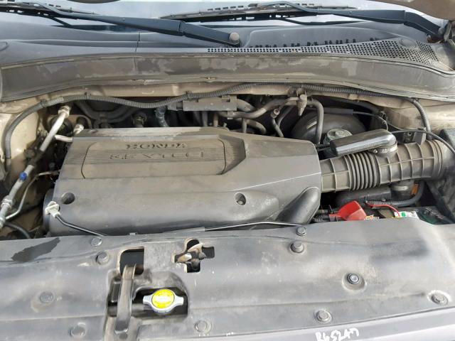 2HKYF18644H613988 - 2004 HONDA PILOT EXL ოქროსფერი ფოტო 7