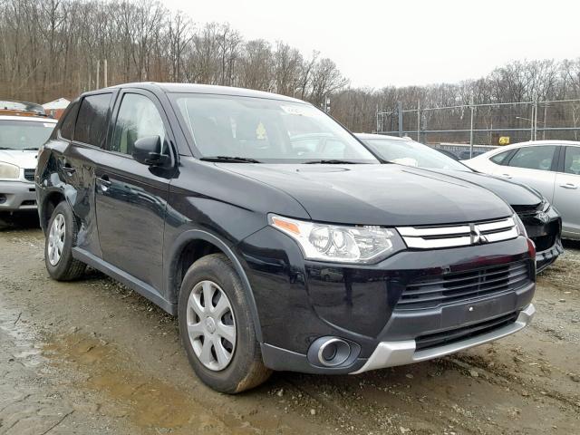 JA4AD2A37FZ014036 - 2015 MITSUBISHI OUTLANDER BLACK photo 1