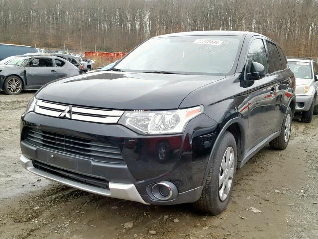 JA4AD2A37FZ014036 - 2015 MITSUBISHI OUTLANDER BLACK photo 2