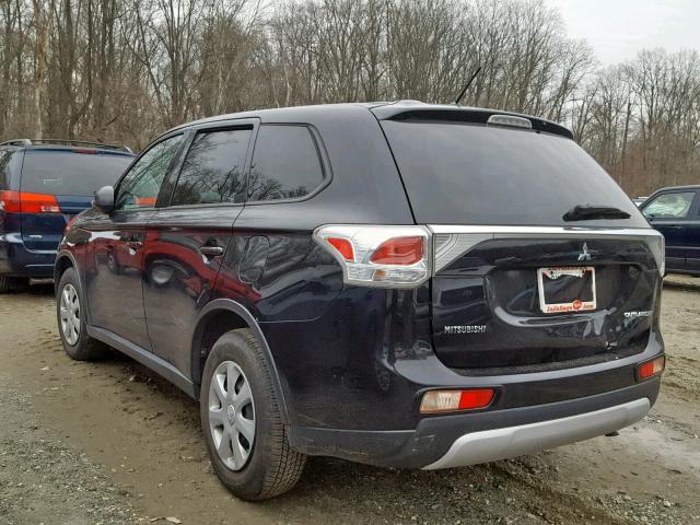 JA4AD2A37FZ014036 - 2015 MITSUBISHI OUTLANDER BLACK photo 3