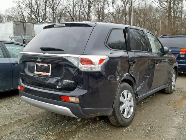 JA4AD2A37FZ014036 - 2015 MITSUBISHI OUTLANDER BLACK photo 4