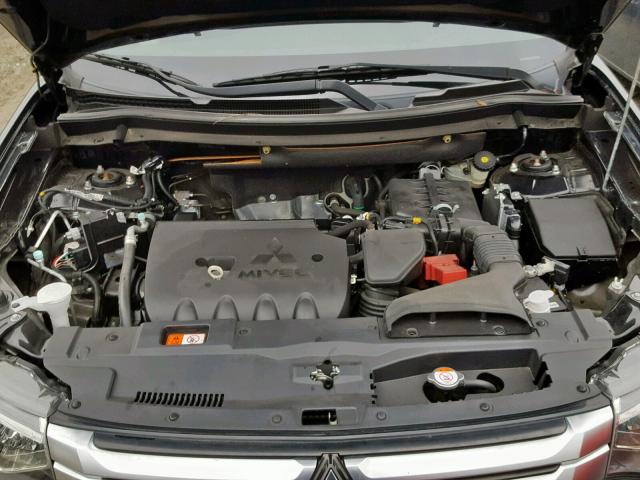 JA4AD2A37FZ014036 - 2015 MITSUBISHI OUTLANDER BLACK photo 7