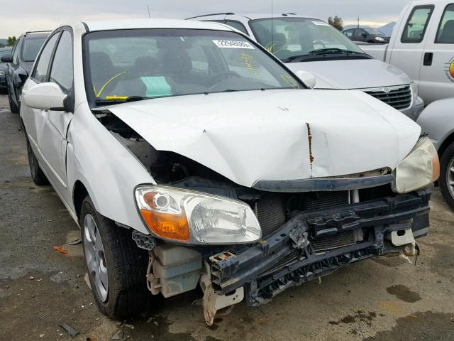 KNAFE122085565411 - 2008 KIA SPECTRA EX WHITE photo 1