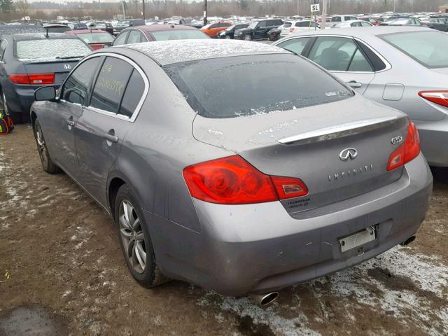 JNKBV61FX7M801620 - 2007 INFINITI G35 შავი ფოტო 3