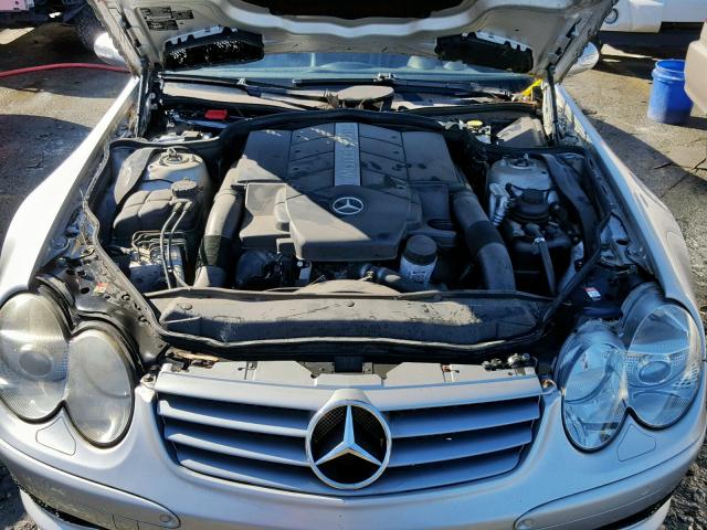 WDBSK75F93F027397 - 2003 MERCEDES-BENZ SL 500R SILVER photo 7