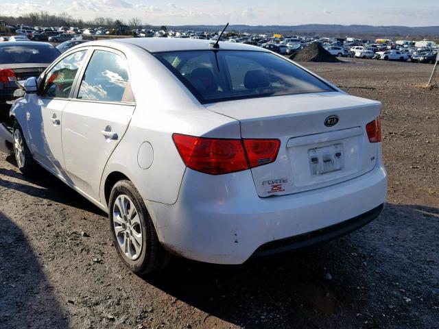 KNAFU4A2XC5499092 - 2012 KIA FORTE EX WHITE photo 3