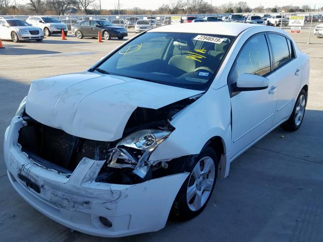 3N1AB61E89L649625 - 2009 NISSAN SENTRA 2.0 WHITE photo 2