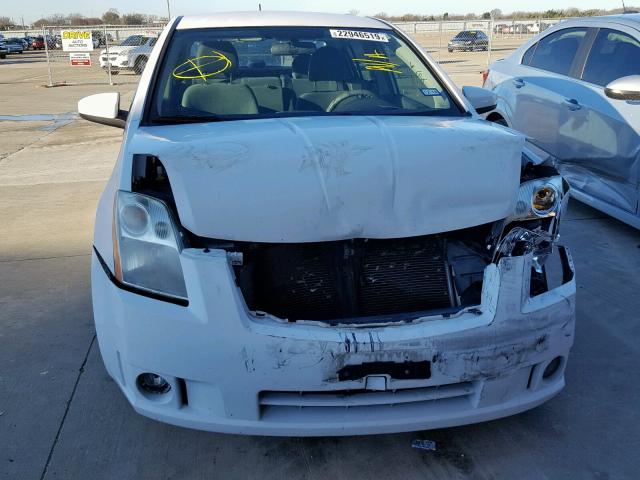 3N1AB61E89L649625 - 2009 NISSAN SENTRA 2.0 WHITE photo 9