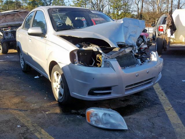 KL1TD56618B009369 - 2008 CHEVROLET AVEO BASE Күміс фото 1