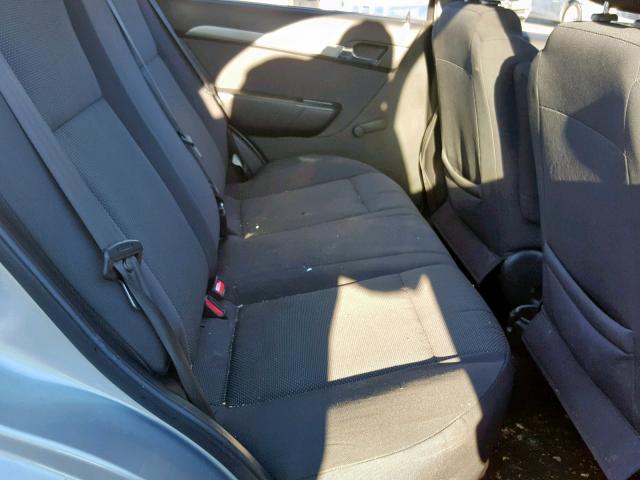 KL1TD56618B009369 - 2008 CHEVROLET AVEO BASE Күміс фото 6