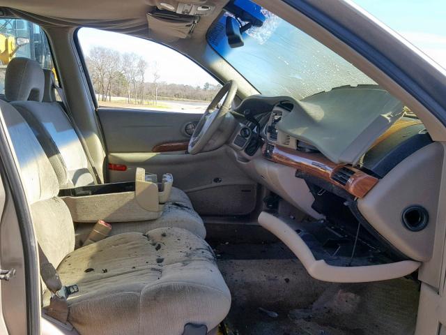 1G4HP54K914223375 - 2001 BUICK LESABRE CU TAN photo 5