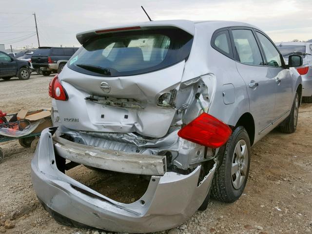 JN8AS5MT9BW166893 - 2011 NISSAN ROGUE S SILVER photo 4