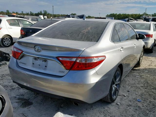 4T1BF1FKXFU486240 - 2015 TOYOTA CAMRY LE SILVER photo 4