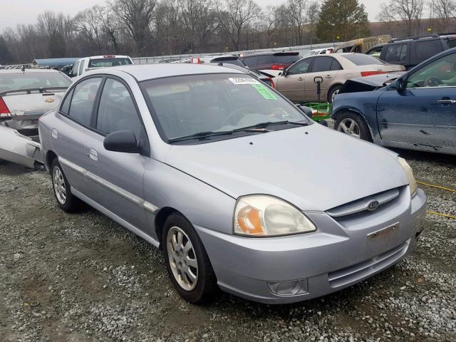 KNADC125756399630 - 2005 KIA RIO SILVER photo 1