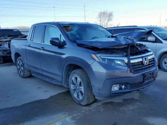 5FPYK3F59KB002875 - 2019 HONDA RIDGELINE GRAY photo 1