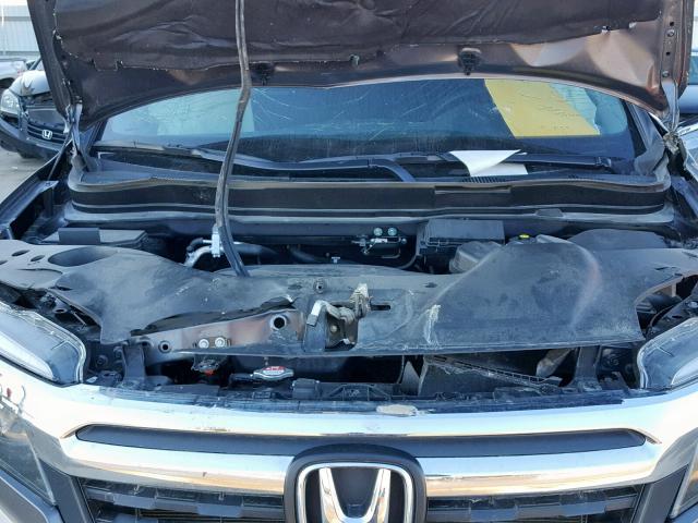 5FPYK3F59KB002875 - 2019 HONDA RIDGELINE GRAY photo 7