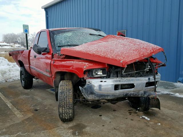 3B7KF2362YG113474 - 2000 DODGE RAM 2500 RED photo 1