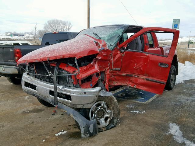 3B7KF2362YG113474 - 2000 DODGE RAM 2500 RED photo 2