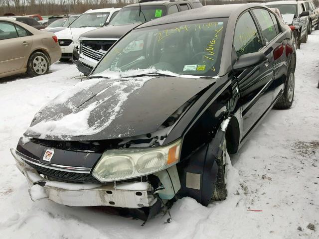 1G8AJ52F84Z107194 - 2004 SATURN ION LEVEL BLACK photo 2