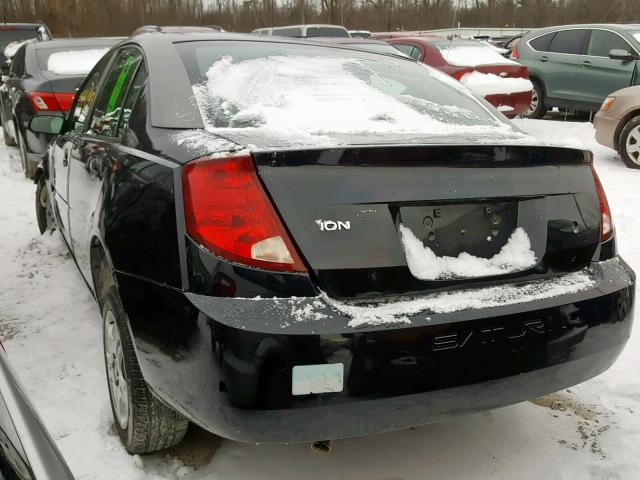 1G8AJ52F84Z107194 - 2004 SATURN ION LEVEL BLACK photo 3