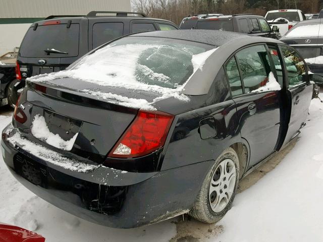 1G8AJ52F84Z107194 - 2004 SATURN ION LEVEL BLACK photo 4
