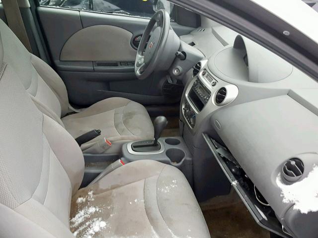 1G8AJ52F84Z107194 - 2004 SATURN ION LEVEL BLACK photo 5