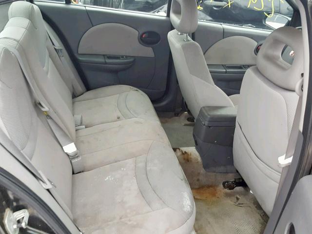 1G8AJ52F84Z107194 - 2004 SATURN ION LEVEL BLACK photo 6