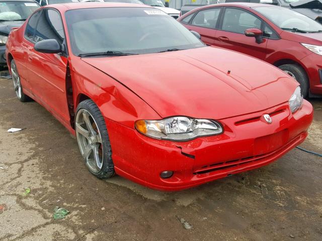 2G1WX15K229142387 - 2002 CHEVROLET MONTE CARL RED photo 1