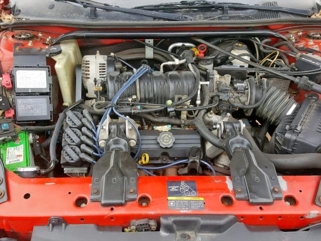 2G1WX15K229142387 - 2002 CHEVROLET MONTE CARL RED photo 7