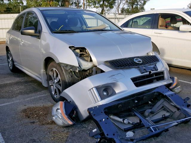 3N1AB6AP3CL763380 - 2012 NISSAN SENTRA 2.0 SILVER photo 1