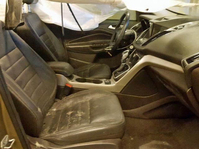 1FMCU0H93DUA10729 - 2013 FORD ESCAPE SEL 绿色 照片 5