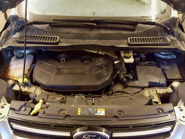 1FMCU0H93DUA10729 - 2013 FORD ESCAPE SEL 绿色 照片 7