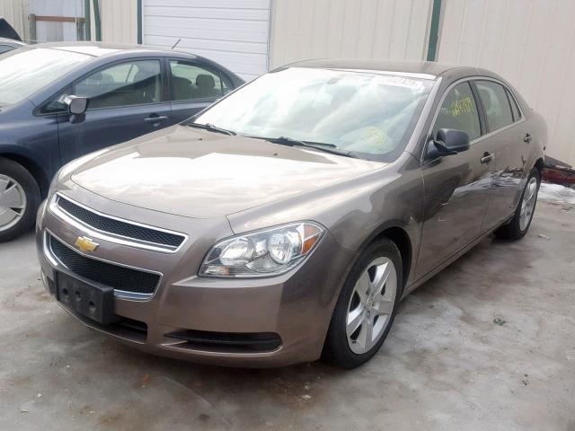 1G1ZA5EU7CF322268 - 2012 CHEVROLET MALIBU LS TAN photo 3