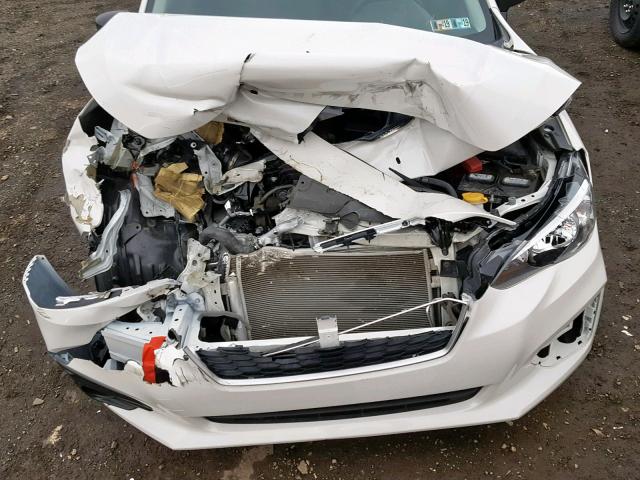 4S3GTAA63H3726766 - 2017 SUBARU IMPREZA WHITE photo 7