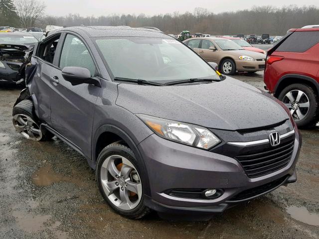 3CZRU6H51HM702782 - 2017 HONDA HR-V EX GRAY photo 1